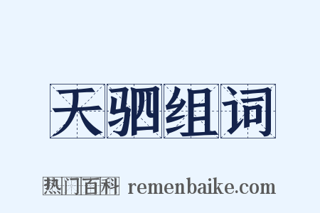 天驷组词是什么意思的图片